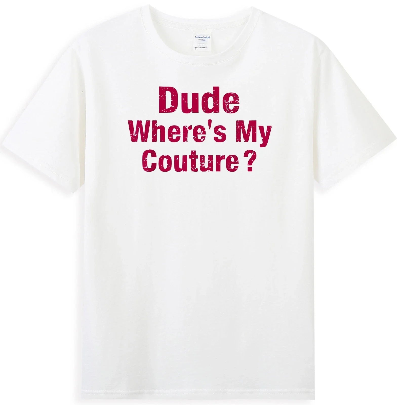Dude Where's My Couture Sarcastic Funny Saying Men's Unisex , , , Long Sleeve Tee