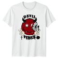 Devil Vibes Edgy Aesthetic Streetwear Birthday Gift For Him And Her Unisex , , , Long Sleeve Tee