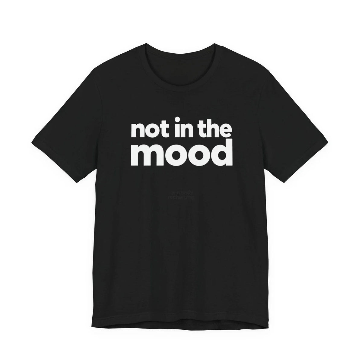 Not In The Mood Shirt Funny Minimalist Introvert Unisex Graphic Tee Unisex , , , Long Sleeve Tee