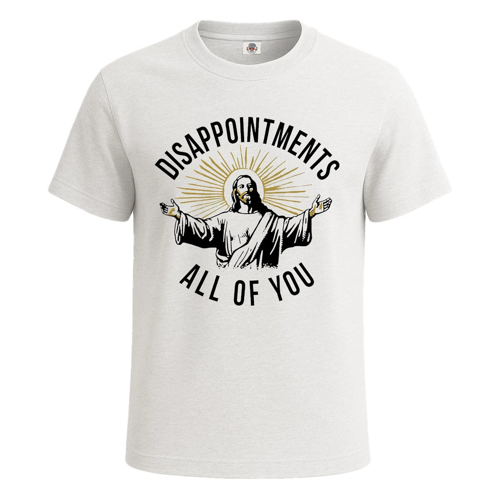 Disappointments All Of You Jesus Meme T-Shirt For Men's Novelty Gift Top Tee