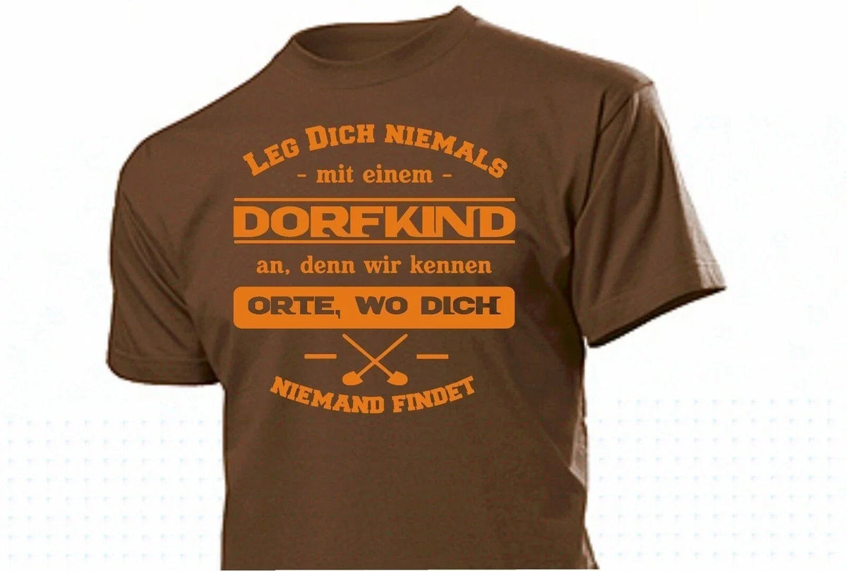 Don't Mess With Village Kids Fun Shirt Cool Saying Men Funny Size S-XXL Unisex , , , Long Sleeve Tee
