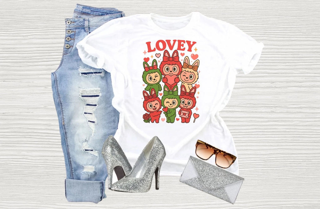 Lovey T Shirt Cute Kawaii Chibi Graphic Tee Women’s Shirt Mothers Day Gift SALE