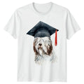 Graduation Dog Mens Cute Pet Lover Gift Unisex , , , Long Sleeve Tee