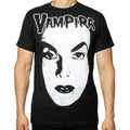 Kreepsville Vampira Fit Face Black White Gothic Horror Tee Shirt S-M-L-XL-2X-3X Unisex , , , Long Sleeve Tee