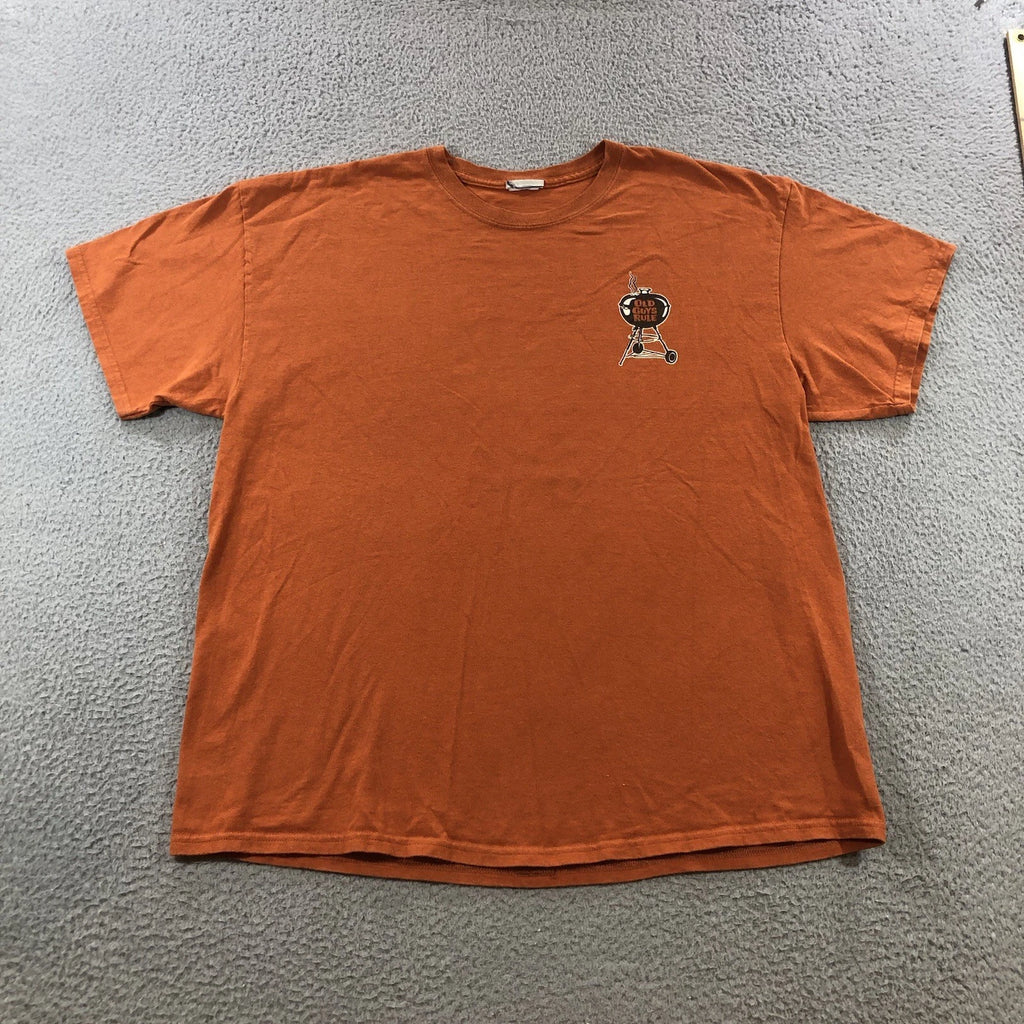 Vtg Old Guys Rule T Shirt Men’s XL Orange BBQ Grill