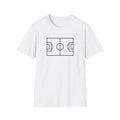 Minimalist Soccer Field for Sports Lovers, Perfect Gift for Soccer Fans Unisex , , , Long Sleeve Tee