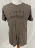 Locally Grown  - DRINK LOCAL - Brown Craft Beer 50/50 Shirt - Men's Large