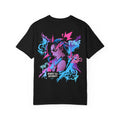 Punk Rock Aesthetic - Neon Graphic Heavyweight Cotton Tee Unisex , , , Long Sleeve Tee