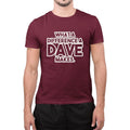 Funny What A Difference A Dave Makes Novelty Mens Top T-Shirt