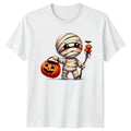Cute Halloween Mummy Trick Treat Mummy Halloween Gift For Him And Her Unisex , , , Long Sleeve Tee