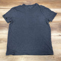American Eagle Mens M Minimalist Cotton Blend Standard Fit Gray Casual Unisex , , , Long Sleeve Tee