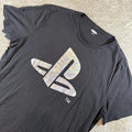 PlayStation Men’s XXL Holographic Logo Tee Shirt Old Navy 90’s Aesthetic Unisex , , , Long Sleeve Tee