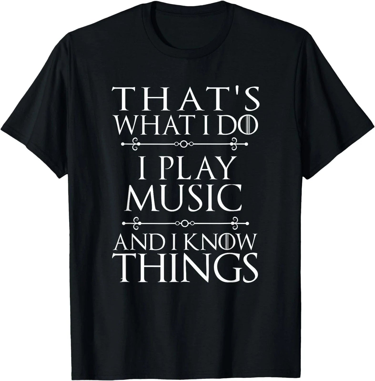 That's What I Do I Play Music Cool Musician Men Women Unisex , , , Long Sleeve Tee