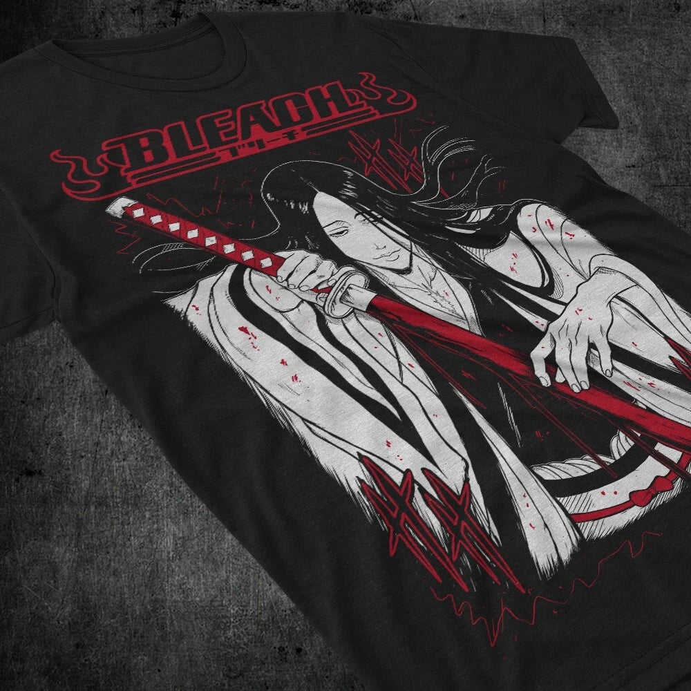 Retsu Unohana T-shirt Zaraki Kenpachi Bleach Anime Manga Funny Gift T-Shirt