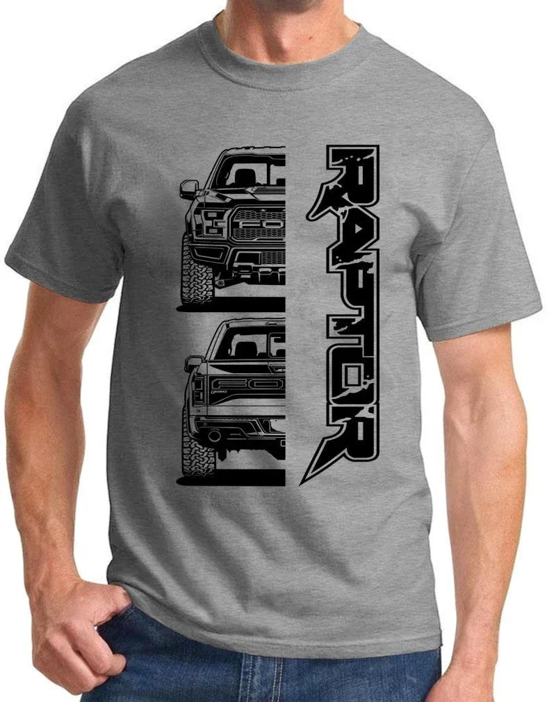 2017-20 Ford Raptor F150 Truck Front/Back Half Design Classic Tshirt Unisex , , , Long Sleeve Tee