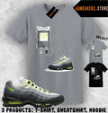 Tee Shirt Matching AM 95 Big Bubble Neon 2026 Match Sneaker Sneakerhead Therapy Unisex , , , Long Sleeve Tee