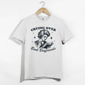 Crying Over Book Boyfriends Shirt, Reader Sad Girl Aesthetic Bookworm Tee Gift Unisex , , , Long Sleeve Tee