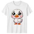 Cute Duckling Ducks Animals Mens Womens Tee Graphic Unisex Top Unisex , , , Long Sleeve Tee