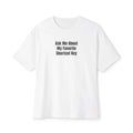 Ask Me About My Favorite Shortcut Key Unisex Oversized Boxy Tee, Tech Lovers Unisex , , , Long Sleeve Tee
