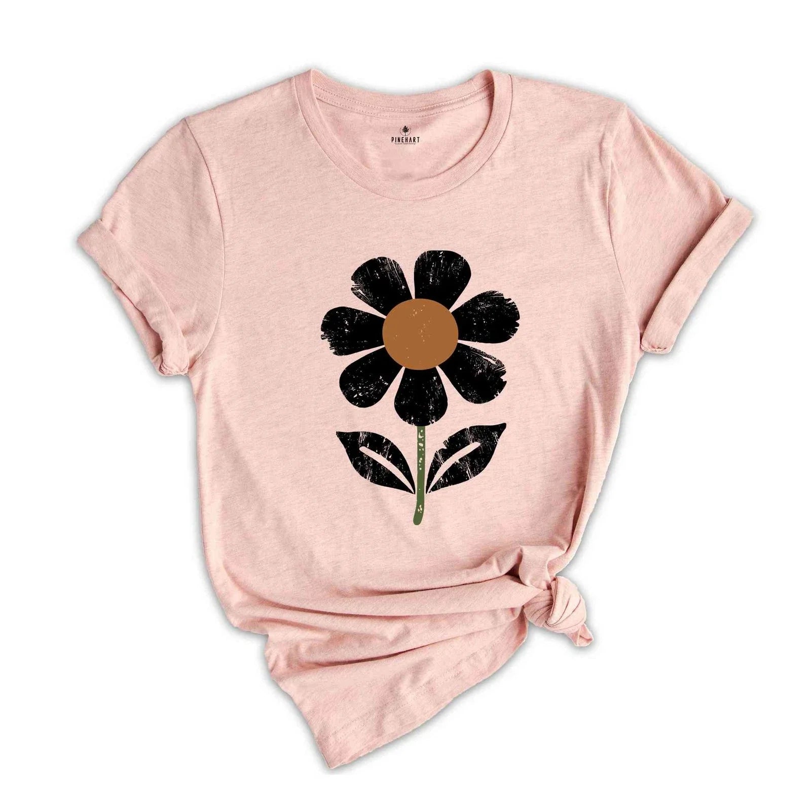 Cute Flower Shirt, Botanical Shirt, wildflower shirt, Plant Shirt, Retro Floral Unisex , , , Long Sleeve Tee