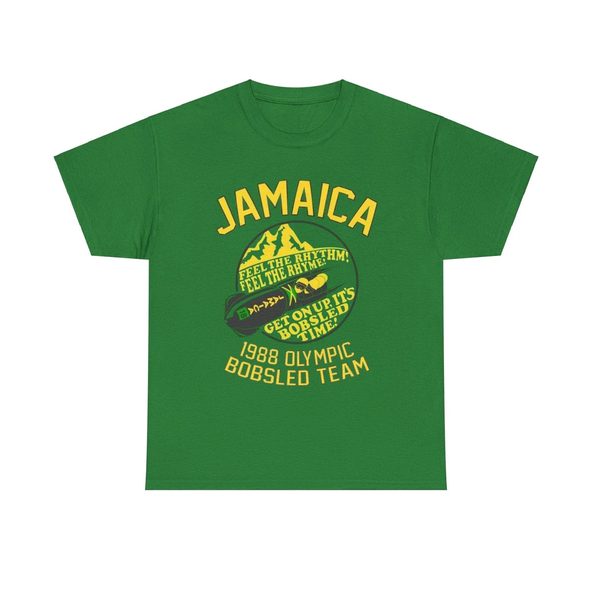1986 Olympic Calgary Jamaican Bobsled Team Cool Runnings Tee, Unisex , Unisex , , , Long Sleeve Tee