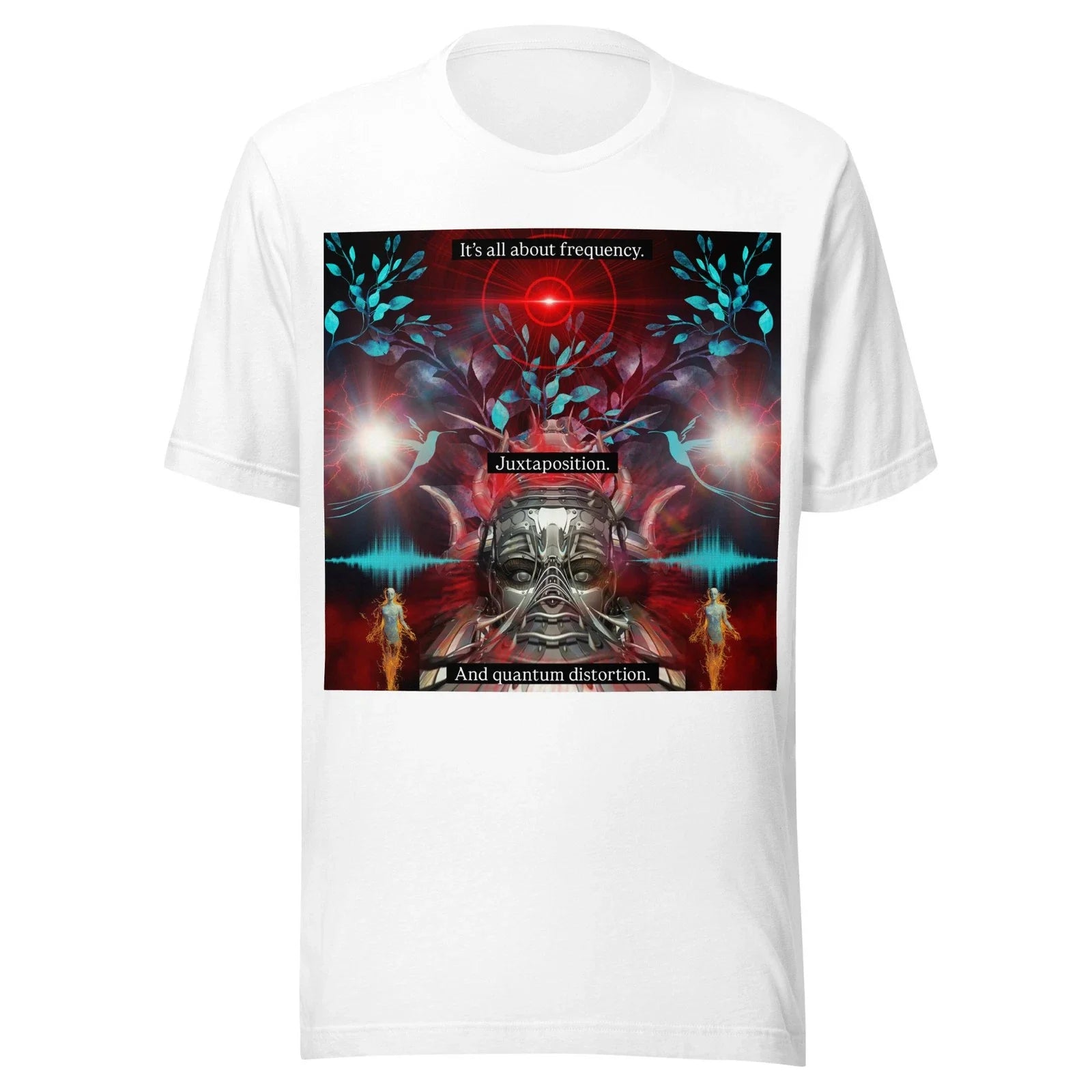Quantum Unisex white 100% cotton Unisex , , , Long Sleeve Tee