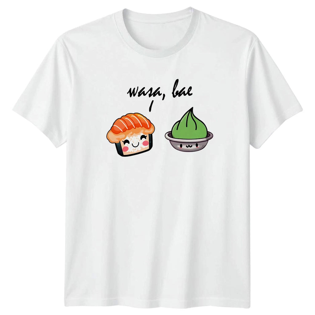 Wasa Bae T-Shirt Japanese Food Wasabi Sushi Humor Birthday Gift For Him And Her