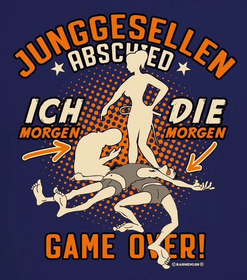 Bachelor Party T-Shirt I'm Tomorrow - Game Over Wedding Quotes Shirts JGA