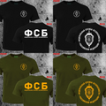 Russian Eagle KGB FSB Spetsnaz Counter Terrorist Special Forces Alpha HQ Unisex , , , Long Sleeve Tee