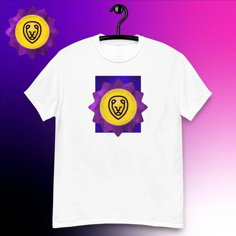 Cool Blue Sunshine Lion Shirt Unisex , , , Long Sleeve Tee