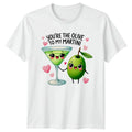 Martini Olive Cocktail Kawaii Graphic Tee Mens Womens Unisex Top