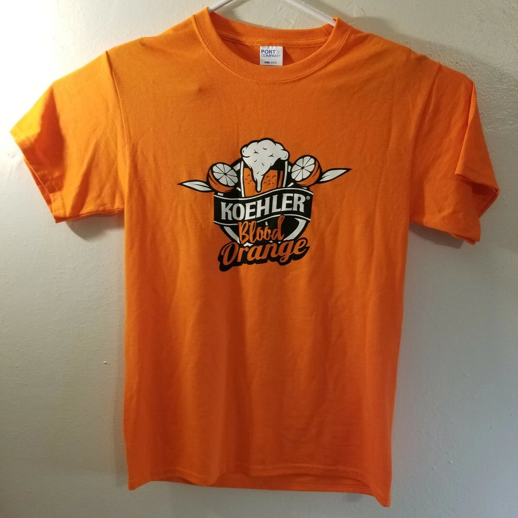 Koehler Beer Blood Orange, Orange Tshirt,  Size Small
