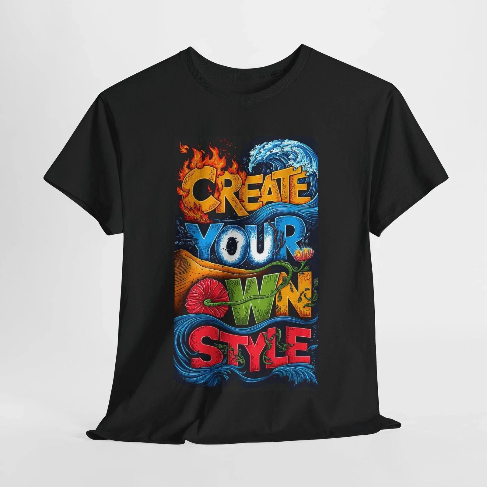 Creative Style Unisex Heavy Cotton Tee, Graphic for Artists, [...] Unisex , , , Long Sleeve Tee