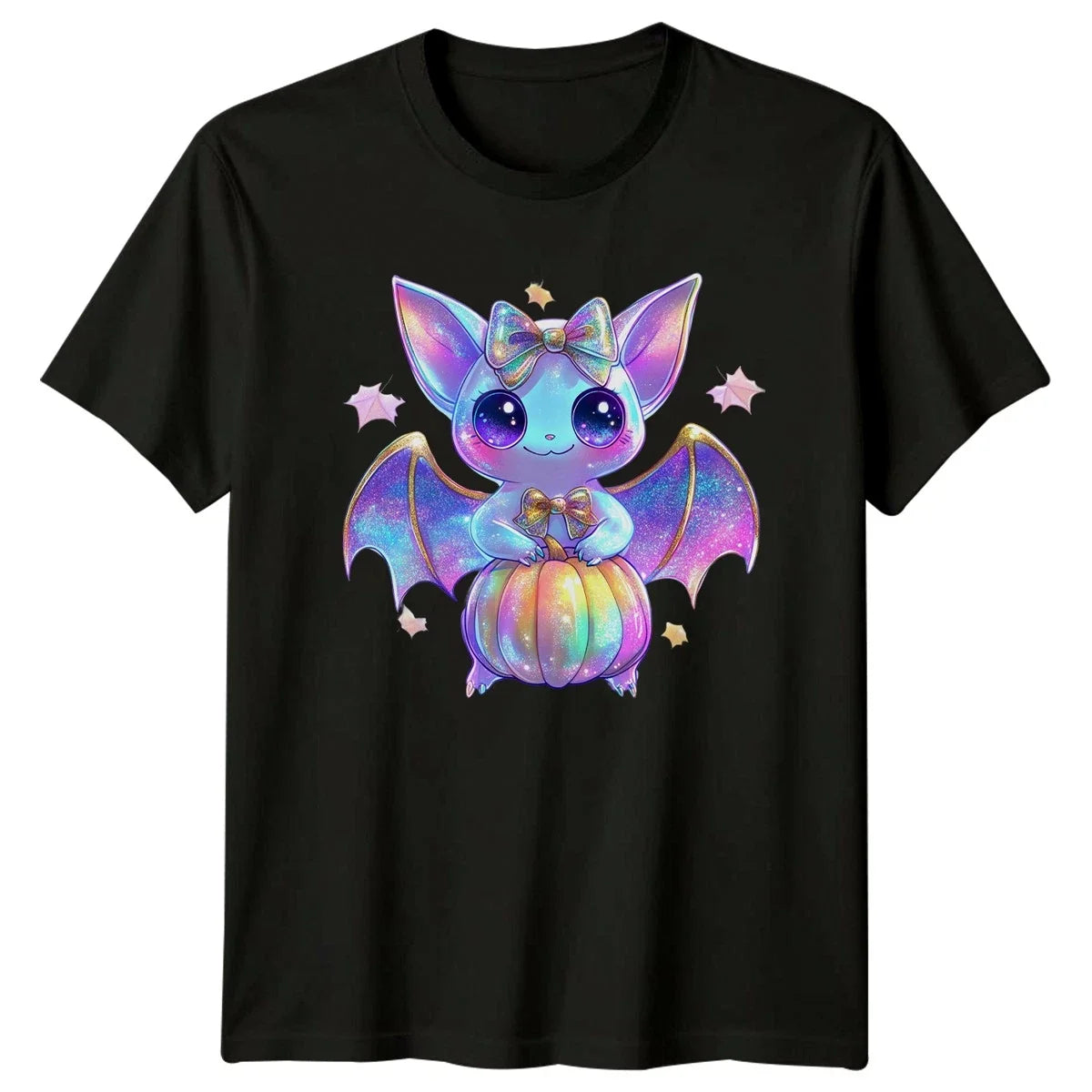 Cute Bat Pumpkin Halloween Holidays Mens Womens Tee Graphic Unisex Unisex , , , Long Sleeve Tee