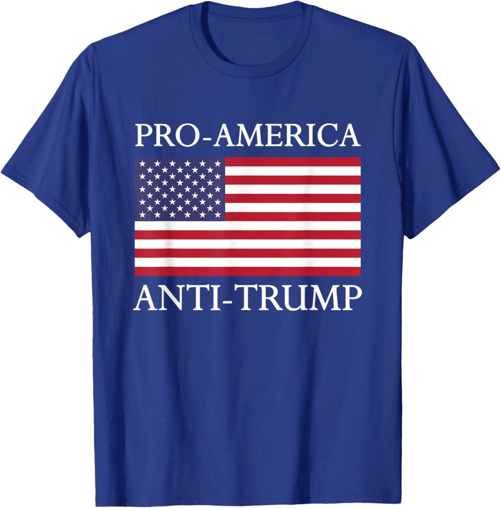 Pro-America Anti-Trump - American USA Flag Resist T-Shirt