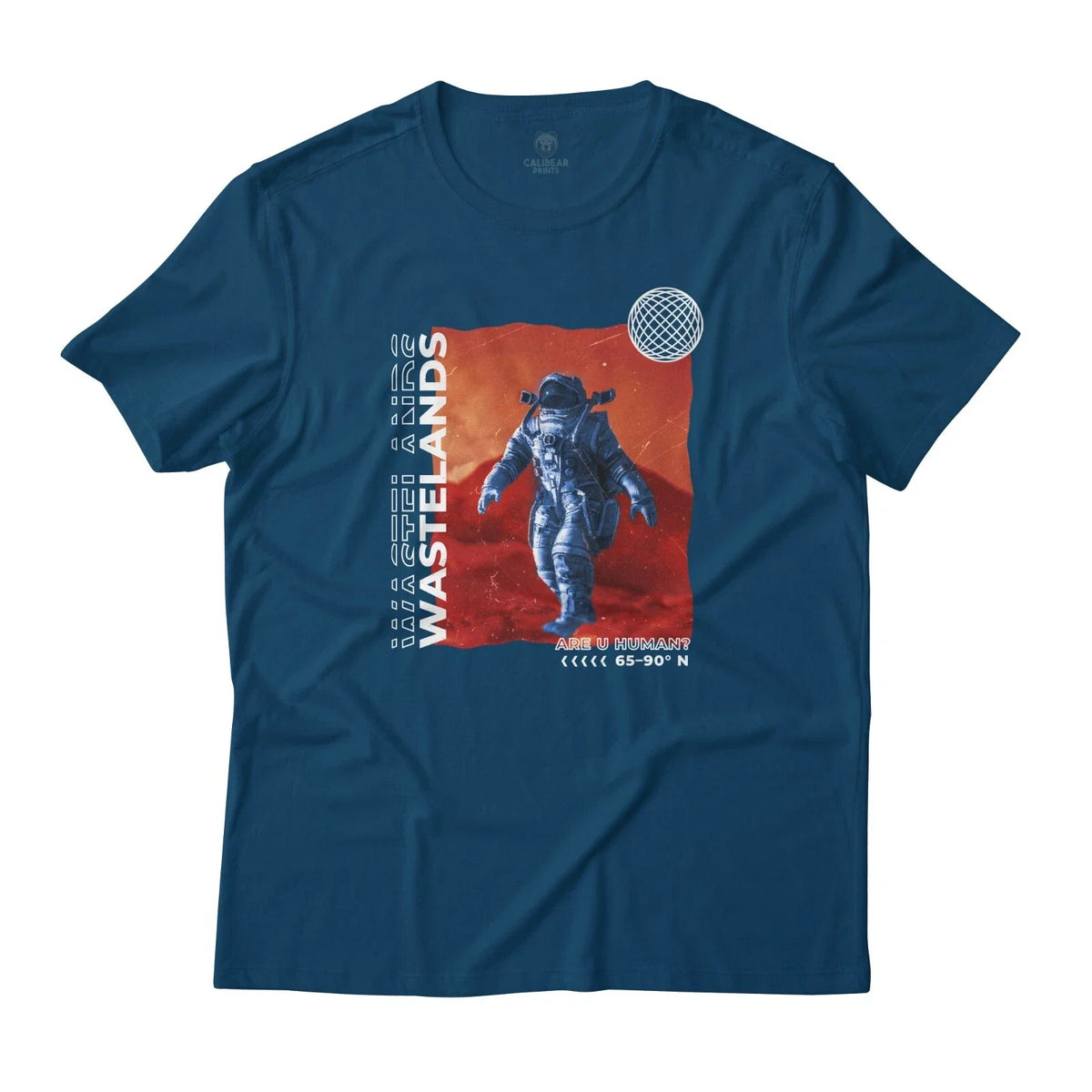 Wastelands Astronaut Cosmic Space Aesthetics Graphic Art Premium Cotton Unisex , , , Long Sleeve Tee