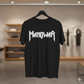 Manowar Logo Black Heavy Metal Band Classic Rock Tee - T536 Unisex , , , Long Sleeve Tee