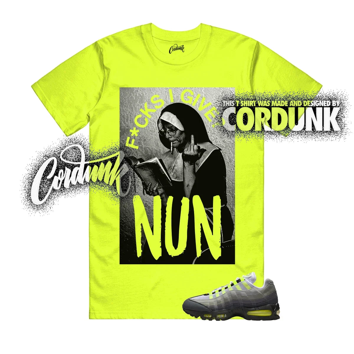 Air Max 95 Big Bubble Neon Yellow Black Cool Grey OG 2026 T Shirt Match NUN Unisex , , , Long Sleeve Tee