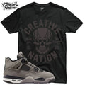 Shirt To Match 4 Cave Stone Unisex Tee Sneaker Shirt Skull Shirt Unisex , , , Long Sleeve Tee