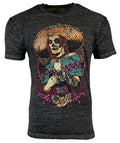 Secret Artist by Affliction Men's SUGAR HAT Biker Gray Unisex , , , Long Sleeve Tee