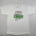 Vintage Jameson Irish Whiskey Shirt Mens XL White Party St Patricks Day 90s
