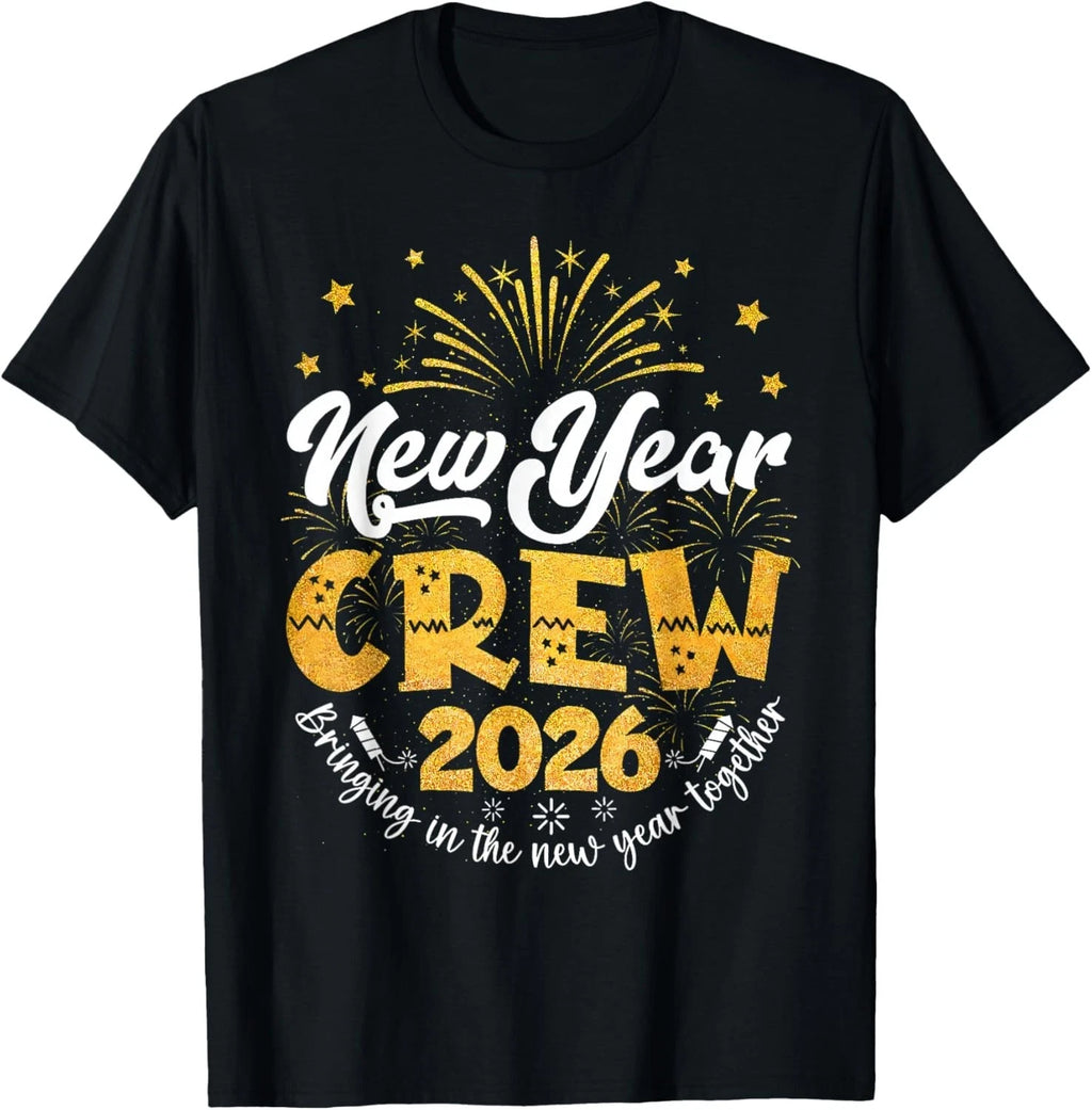 New Year Crew 2026 Family Bringing in The New Year Together Gift Unisex T-Shirt