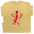 Hot Dog T Shirt Cool Hot Dog Graphic Shirt Funny Food Shirts For Men Women Kids Unisex , , , Long Sleeve Tee