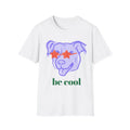 Purple Dog with Star Sunglasses be cool | Cute Graphic Tee Unisex , , , Long Sleeve Tee