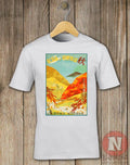 Japanese travel poster Aesthetic japanese classic 1930's art Unisex , , , Long Sleeve Tee