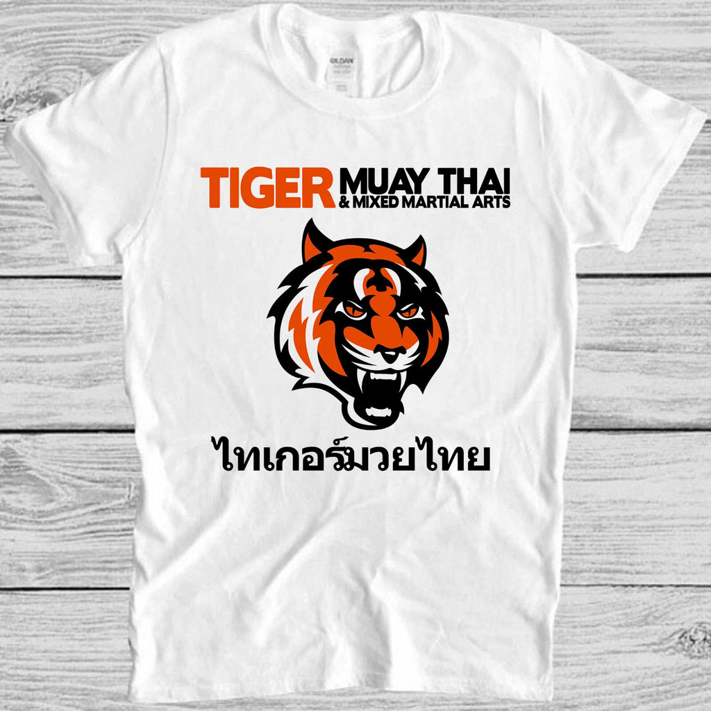 Muay Thai Tiger Fighting Tee Thailand Sport Meme Gift Funny Tee T Shirt M1084