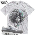 Shirt To Match Air Max 1 '87 Photon Dust Wolf Grey Unisex Tee Afro Shirt Unisex , , , Long Sleeve Tee