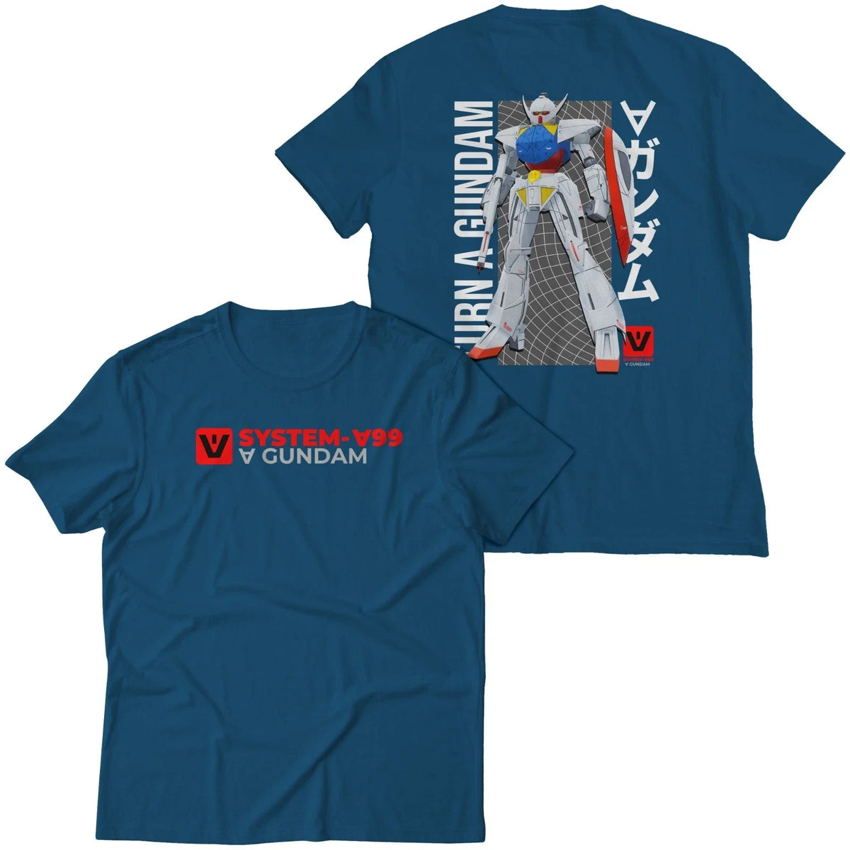 Mobile Suit Turn A Gundam Anime Graphic Art Cotton Unisex , , , Long Sleeve Tee