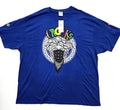 Crooks and Castles Big & Tall Men's Design Royal Blue Short Sleeve Shirt Unisex , , , Long Sleeve Tee