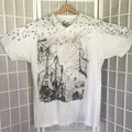 Tell The People XL Guitar Telephone Poles Birds Artistic Design to Wear Unisex , , , Long Sleeve Tee